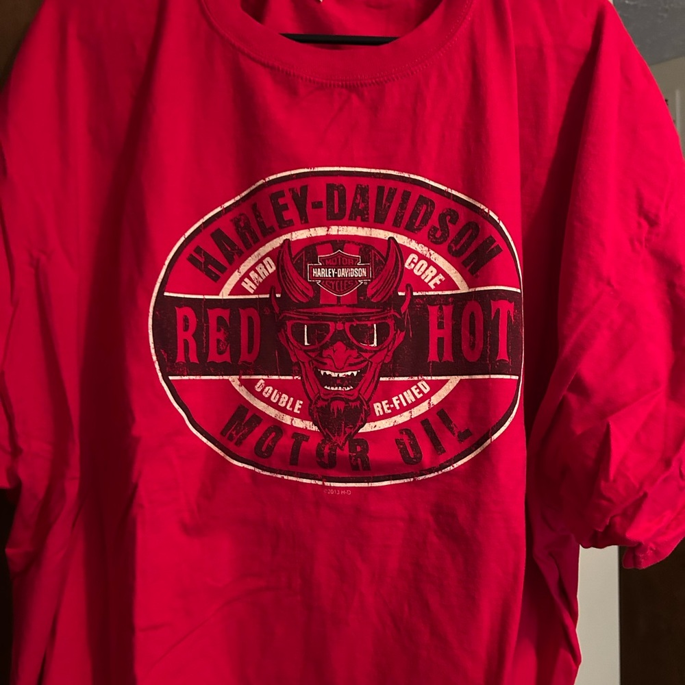 Harley-Davidson Red Short Sleeve Tee